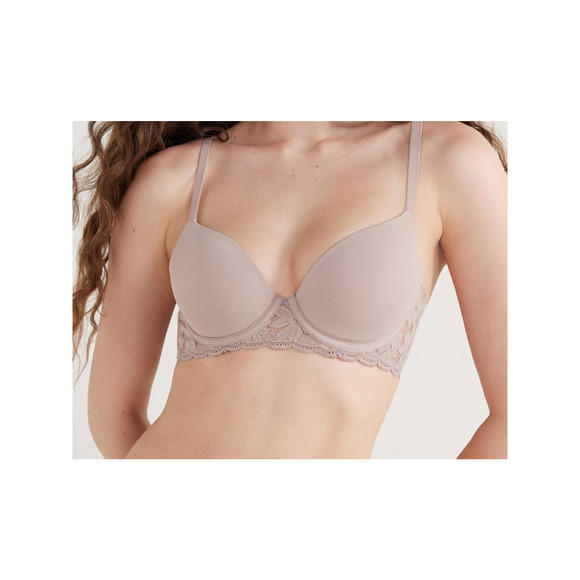 No Boundaries Womens Demi Underwire T-Shirt Bra Laurel Pink Size 36A - Picture 2 of 7